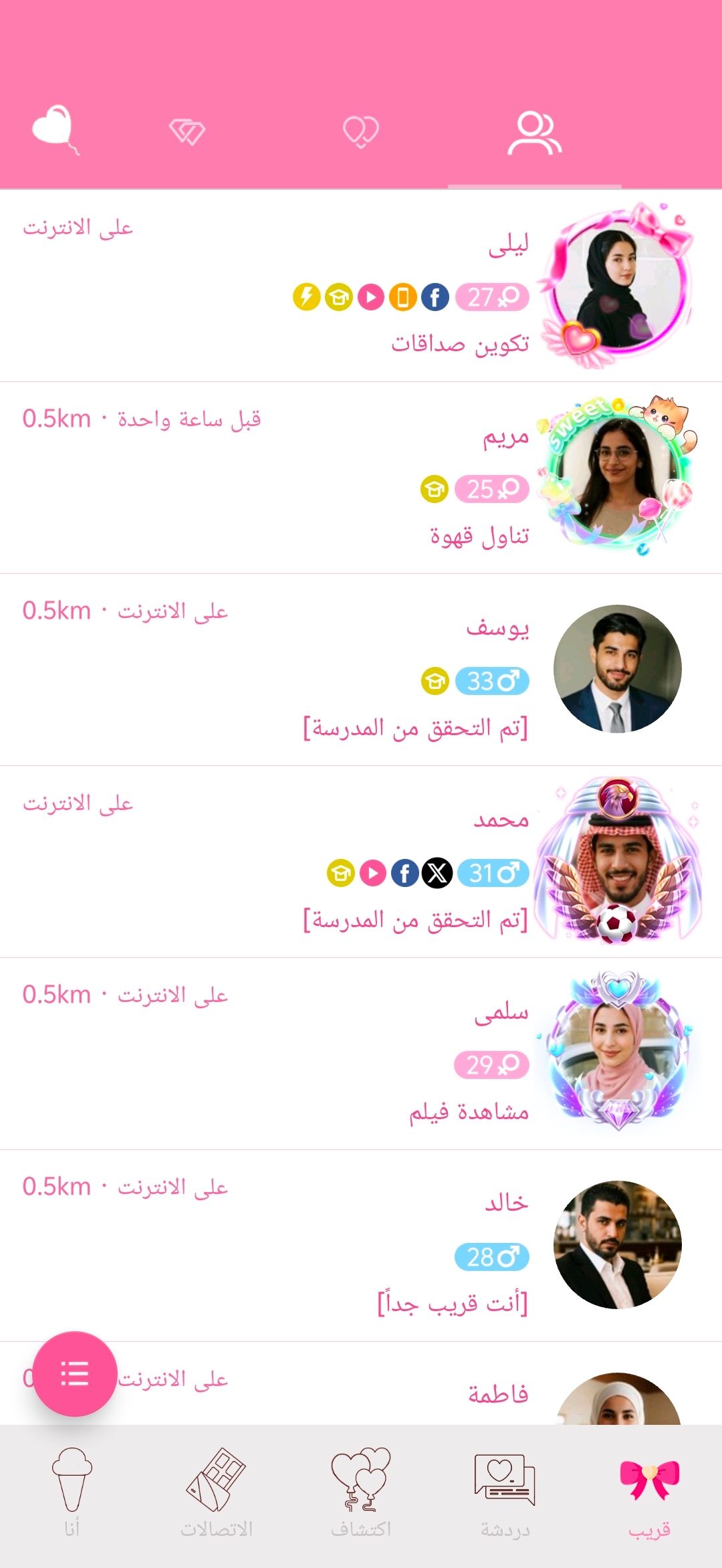 مسافة دقيقة، تواصل حقيقي