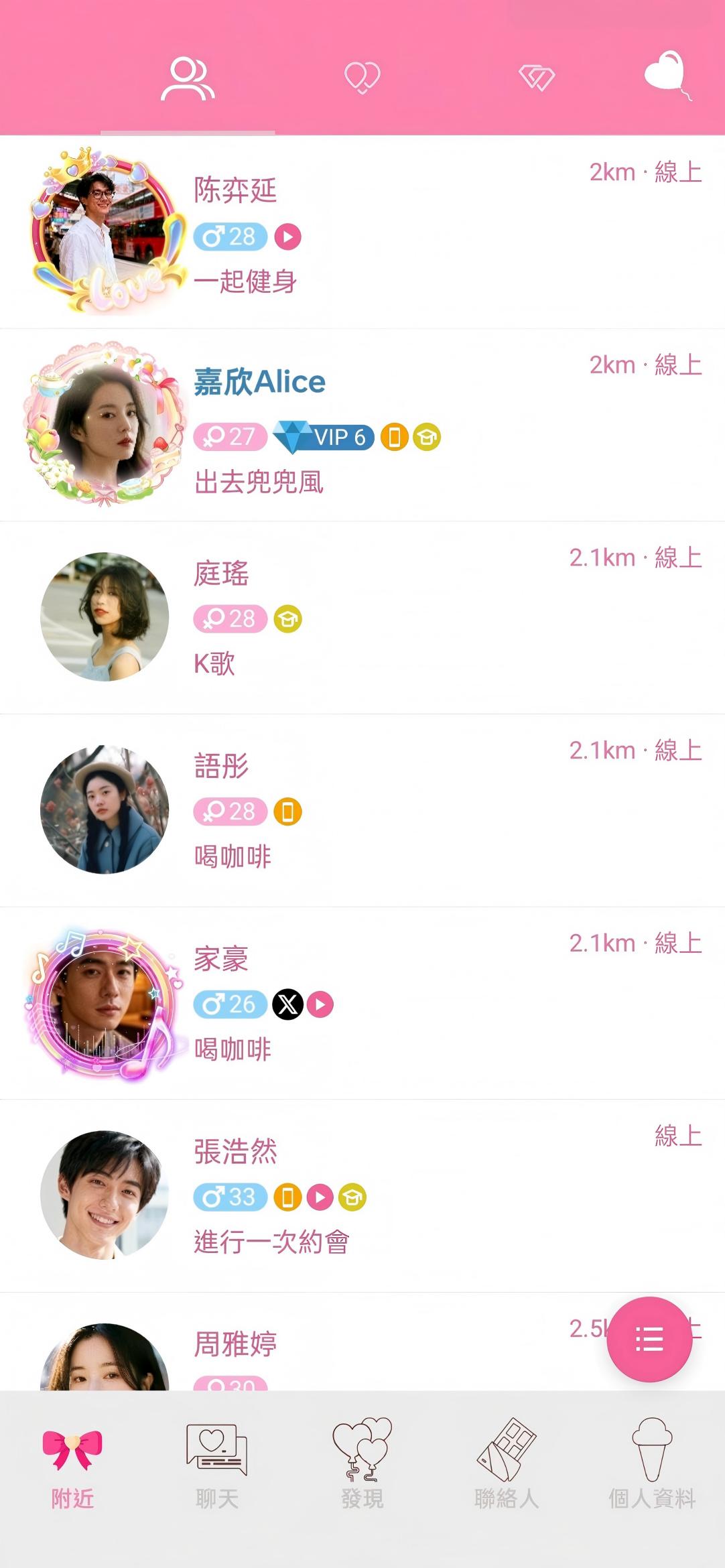 精準距離,真實社交