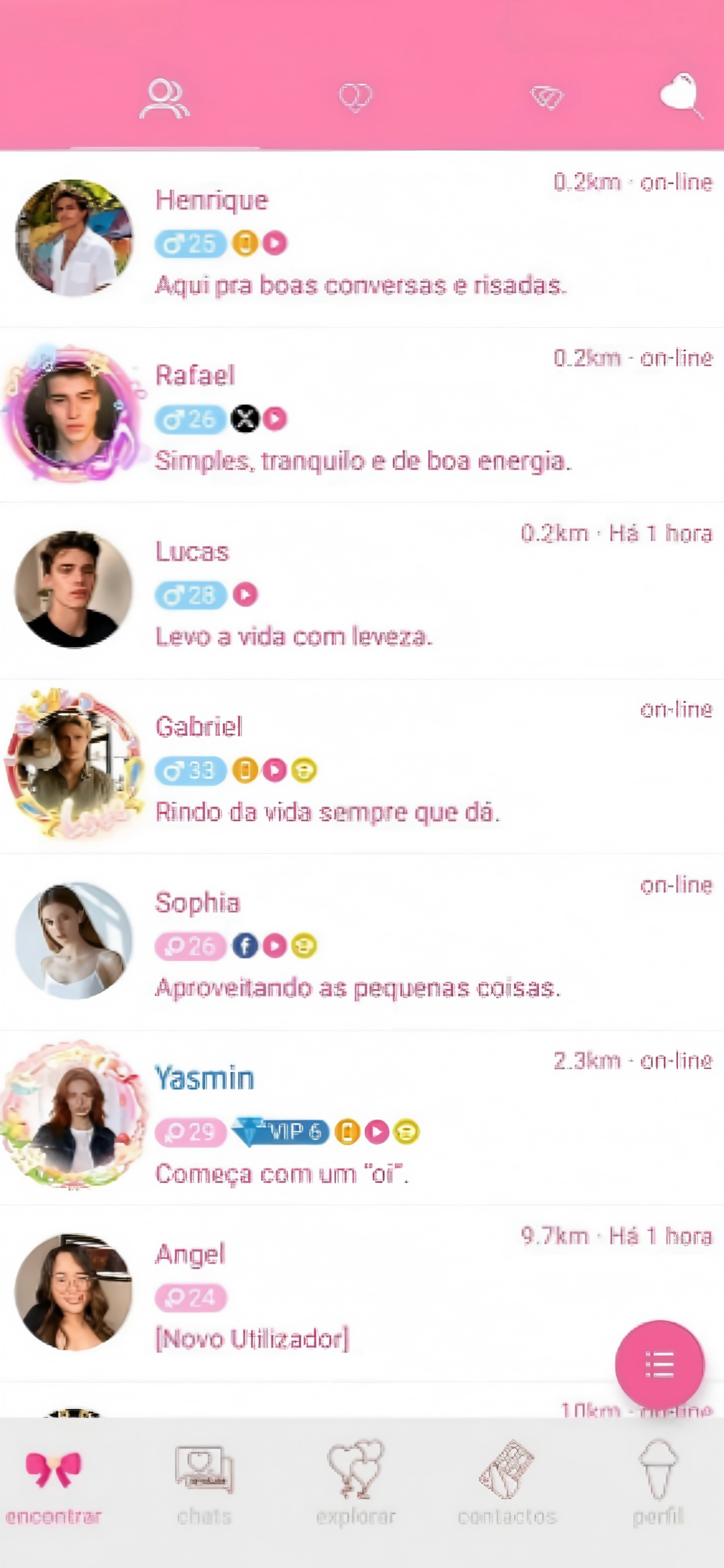 Distância Precisa, Social Real